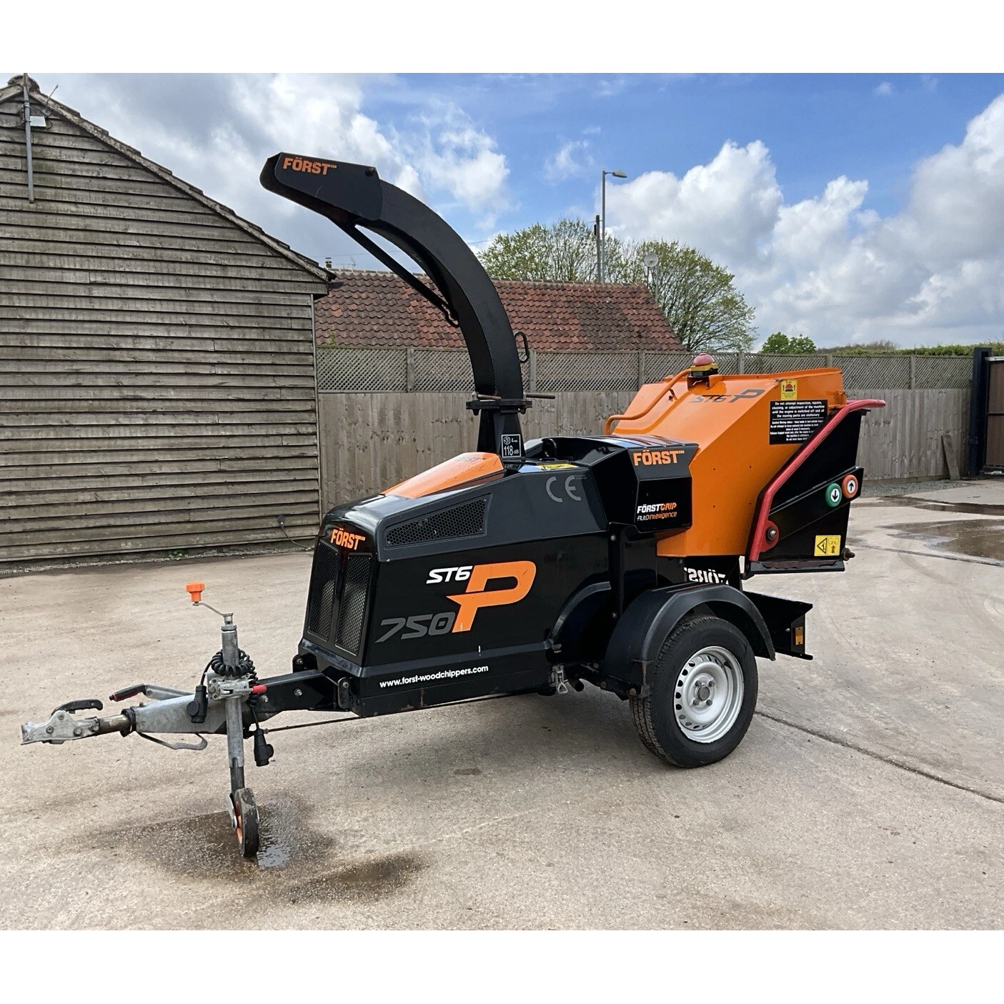 2021 FORST ST6P FAST TOW PETROL WOODCHIPPER